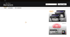 Desktop Screenshot of mytruereviews.com